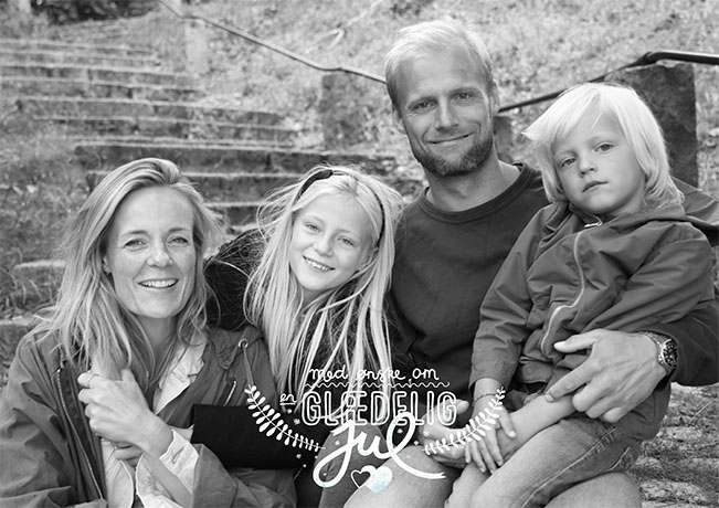 Jul - Julekort Familie